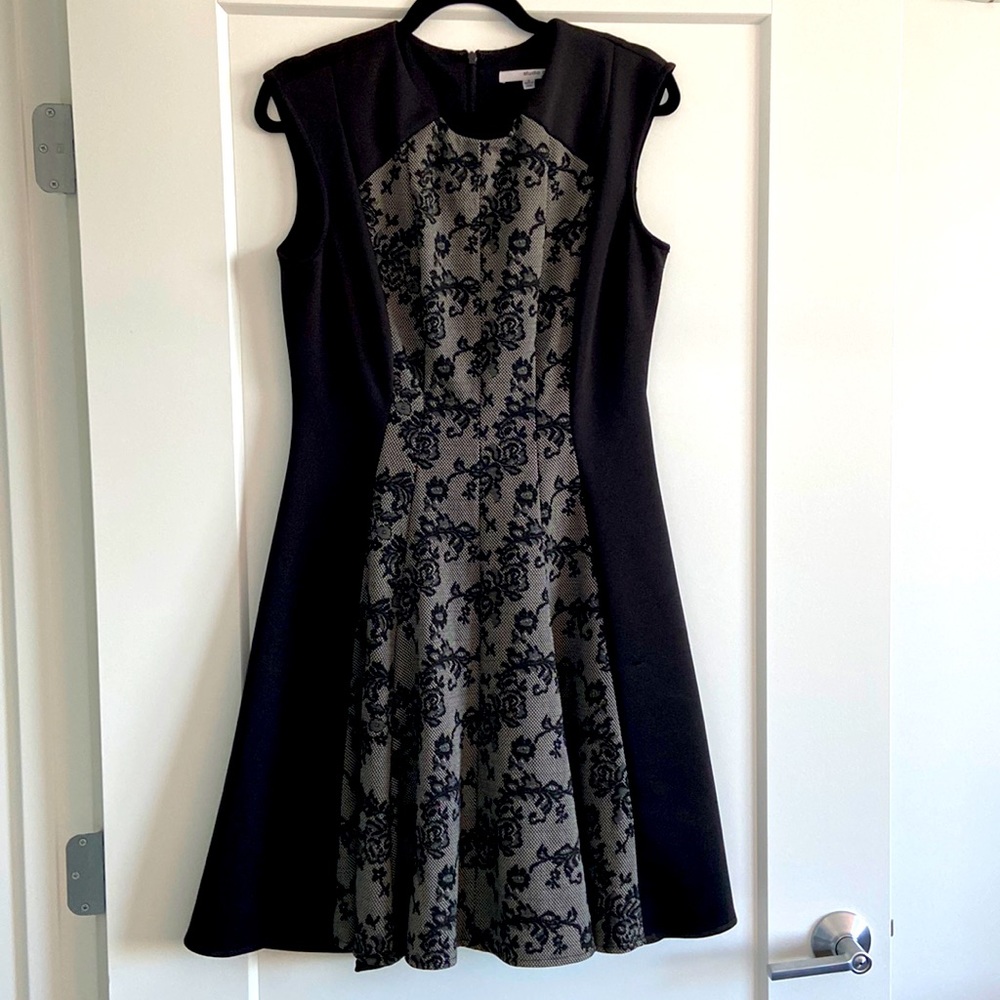 Comfortable Black and Gray Dress
